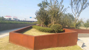 南沙耐候钢挡土墙